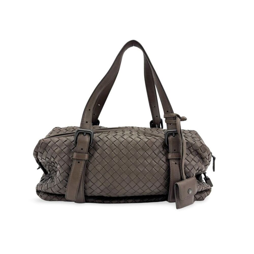 Bottega Veneta Montaigne Handle Intrecciato Nappa Brown Other Handbag